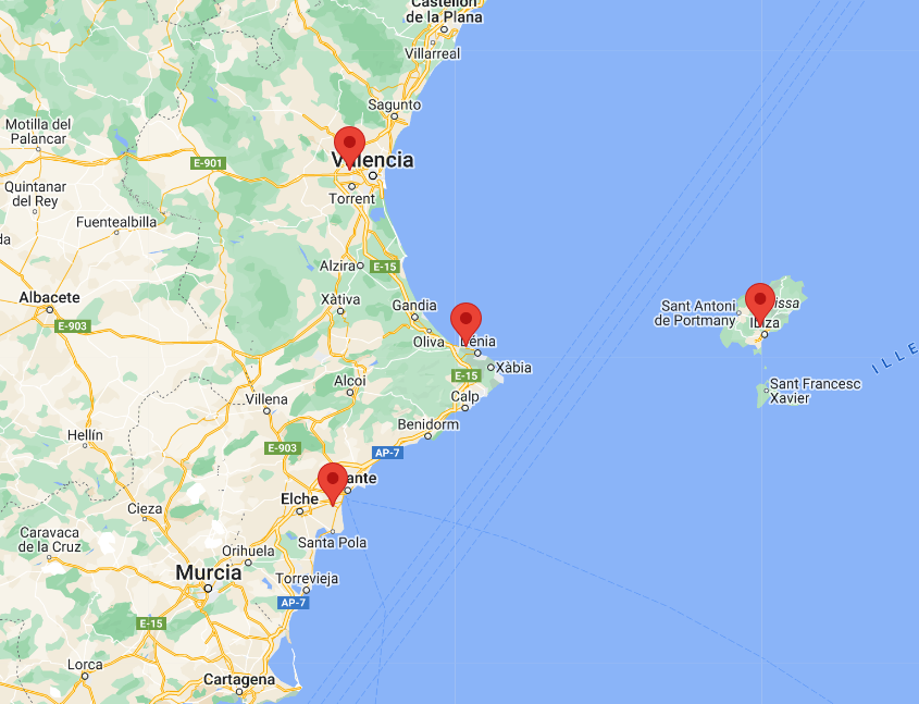 Denia Location